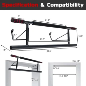 No Screw Foldable Strength Training Chin-up Bar